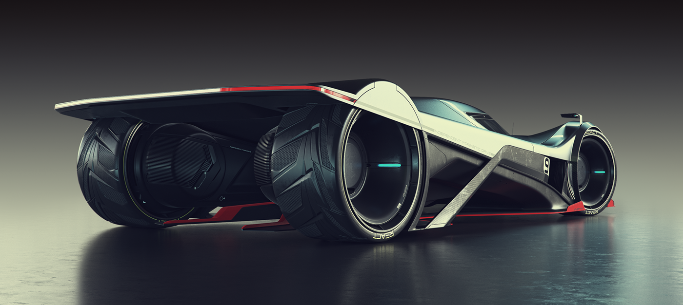 concept car Automotive design 3D Motorsport 3ds max vray Racing