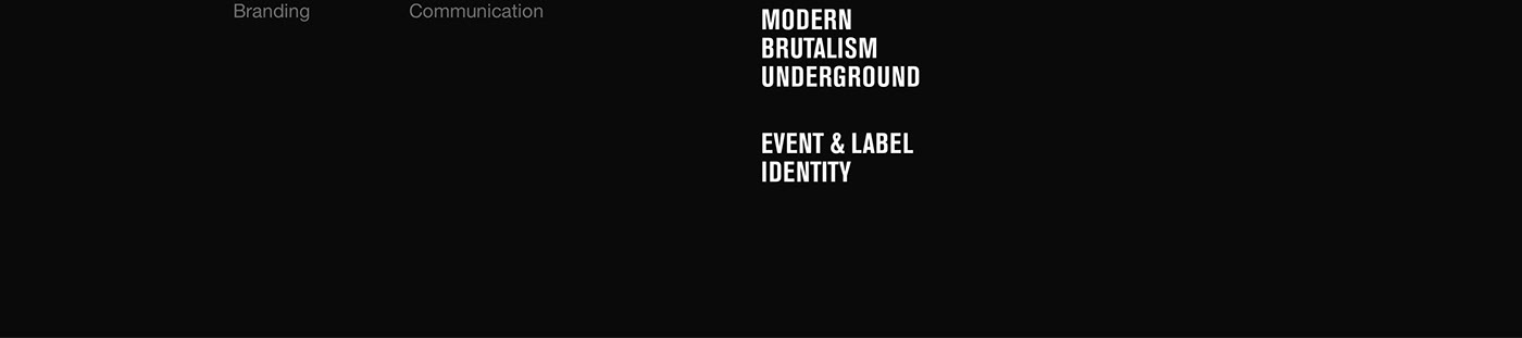 poster graphic design  brand identity design Records Label music Web Design  ui ux Brutalism