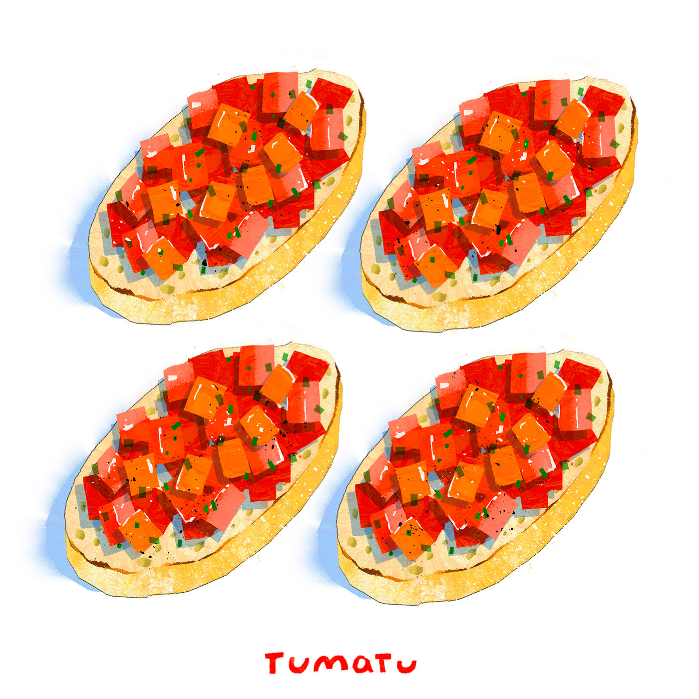 food illustration artwork