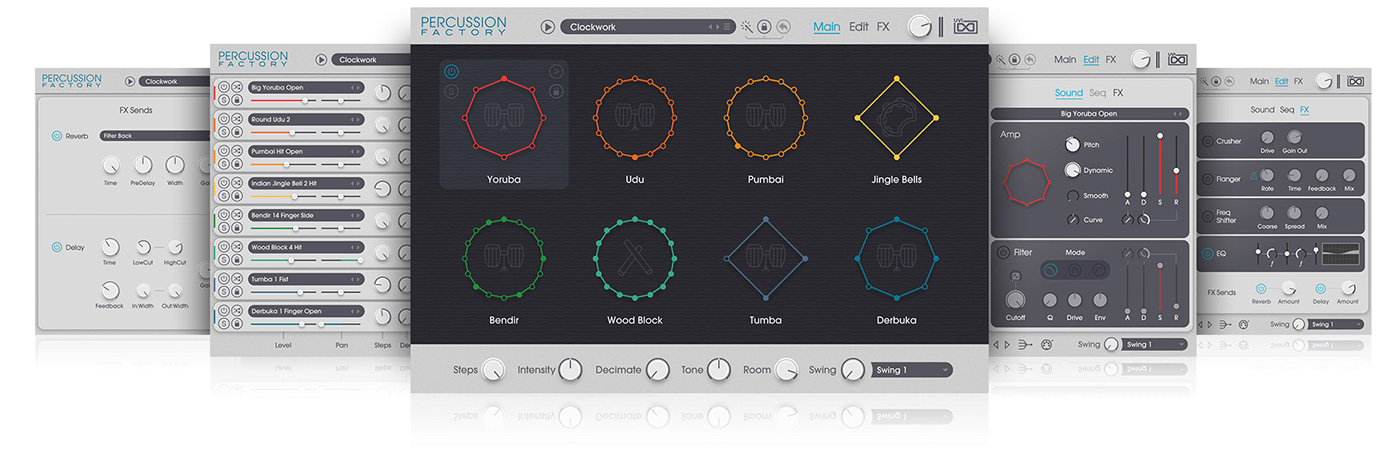 Audio Interface instrument plugin software synthesizer vst GUI
