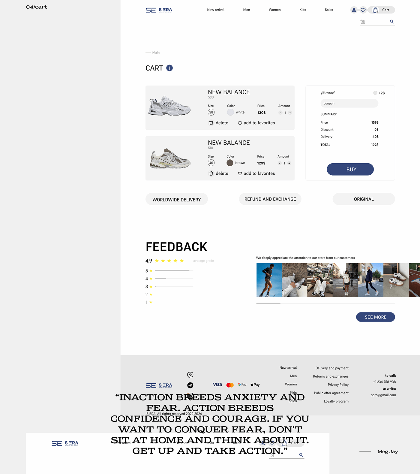 UI/UX Figma online store Website sports shoes shop Web Design  brand Interface