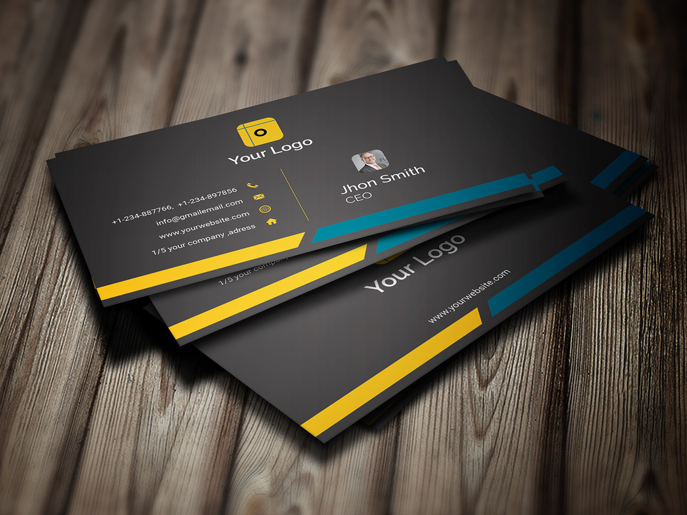 business card card design