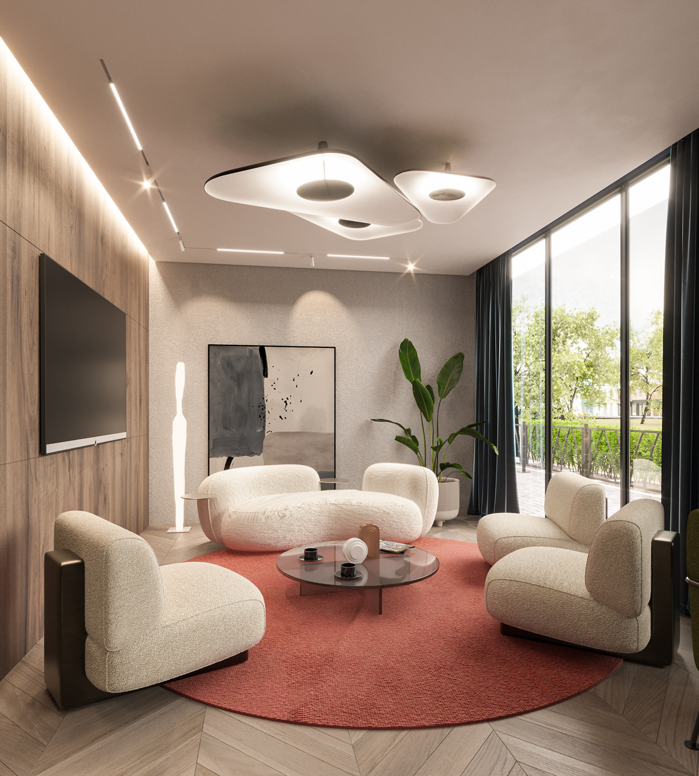 visualization Render corona interior design 