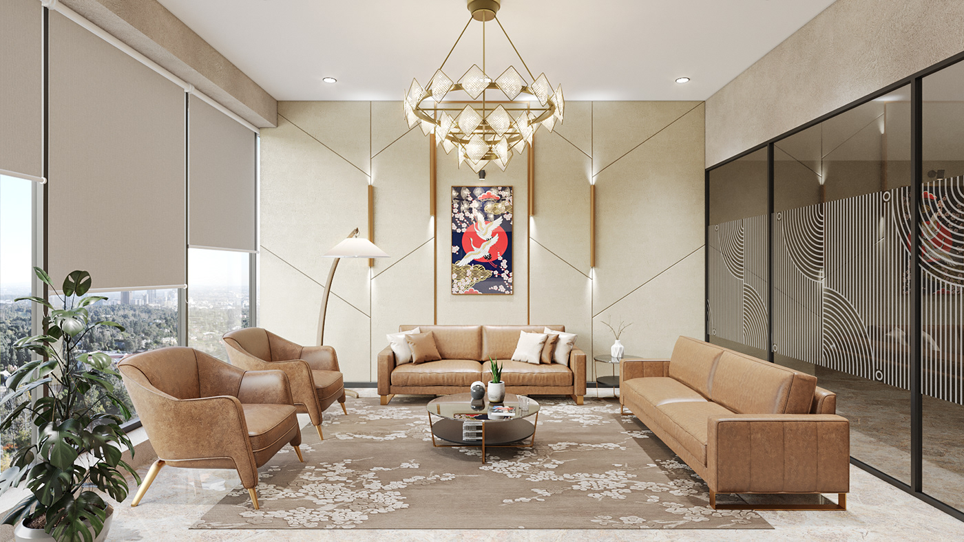 indoor waiting room waiting lounge interior design  Render architecture visualization 3D archviz CGI