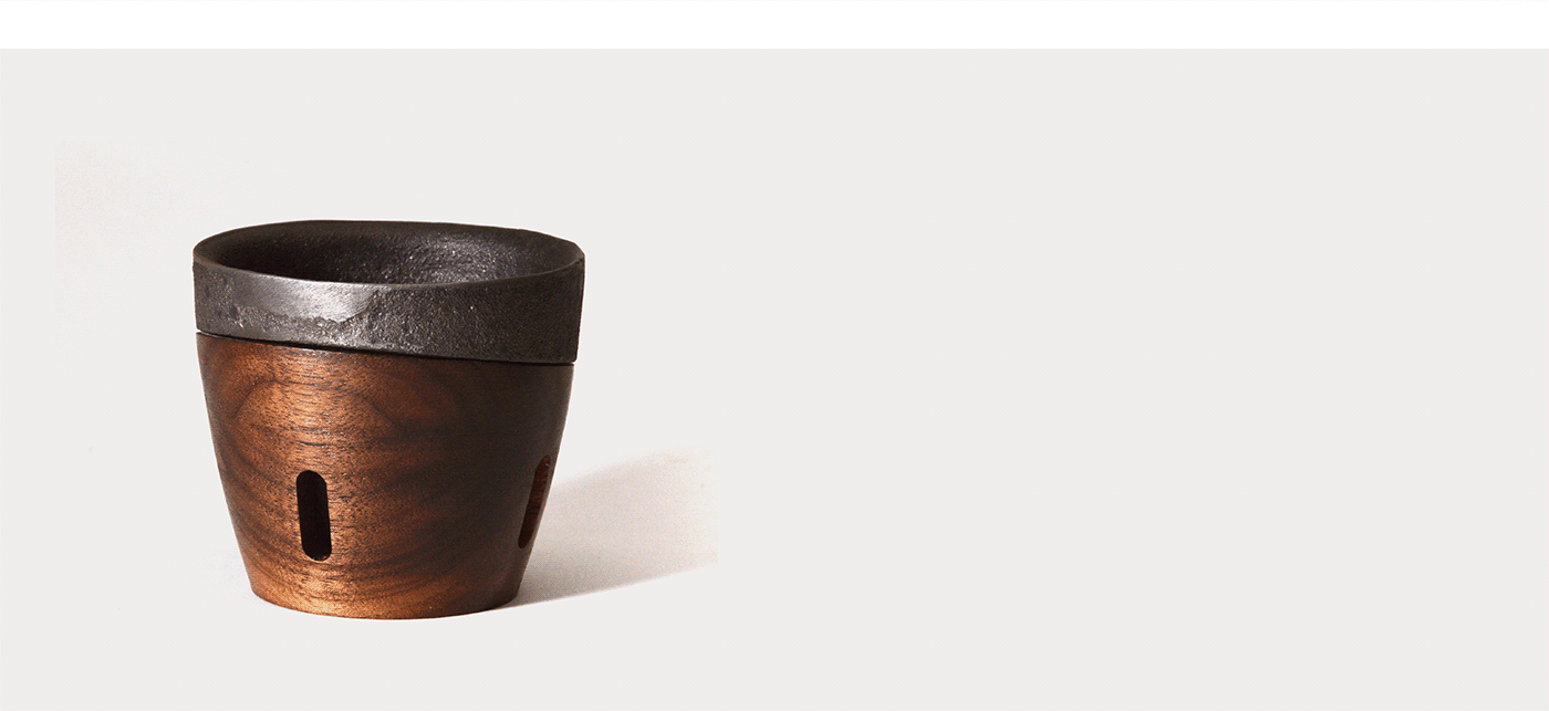 tea cup Cast Iron iron tea cup sand cast