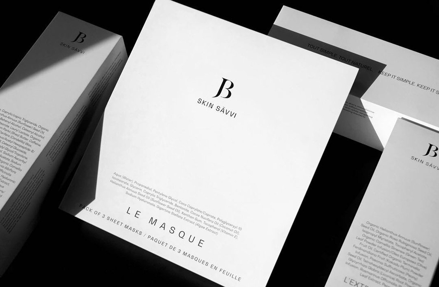 skincare brand identity Packaging Logotype minimal typography   Brand Design visual identity monogram black and white