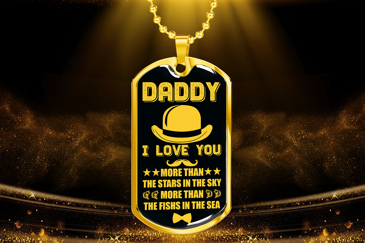 bracelets dad dog tag design Father's Day free mockup  gearbubble jewelry Necklace Pendant Design SHINEON  