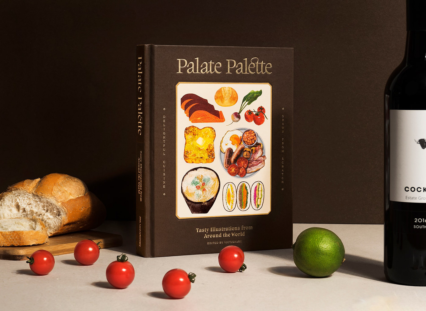 book design breakfask cuisine dishes food book food illustration ILLUSTRATION  palett recipe