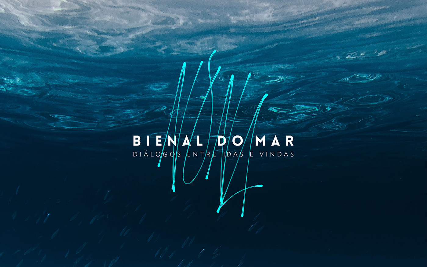 marca identidade visual bienal Bienal do Mar mar arte cultura Vitoria