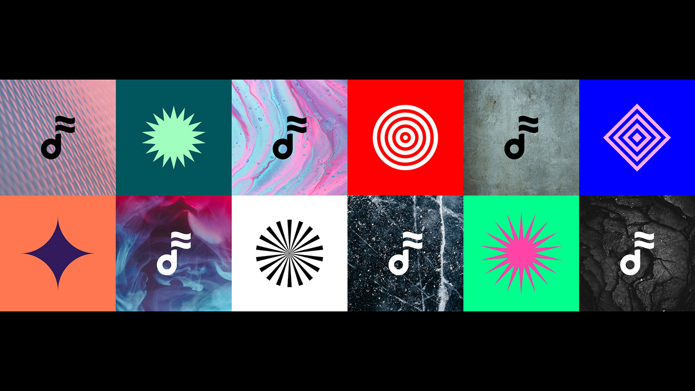 festival music abstract brand branding  Event logo poster visual identity inspire