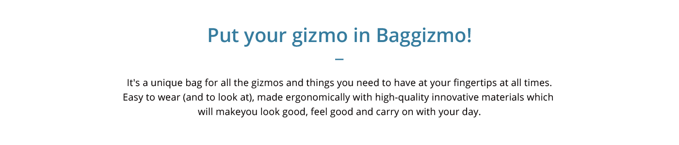 baggizmo bag fashion design fashion photography crowdfunding gadgets urban fashion fashion Accessories accessories bag design man bag
