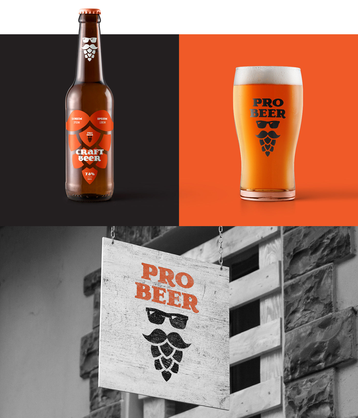 logo branding  package beer Russia логотип пиво брендинг craft orange