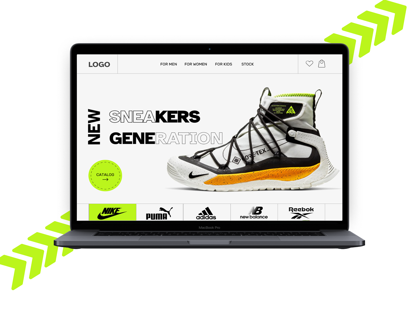 design animation  Figma online store Online shop Shopping Nike shop Ecommerce UI/UX