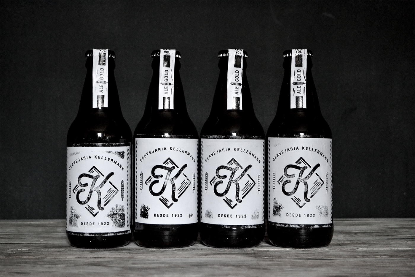 Kellermann beer brand design identity