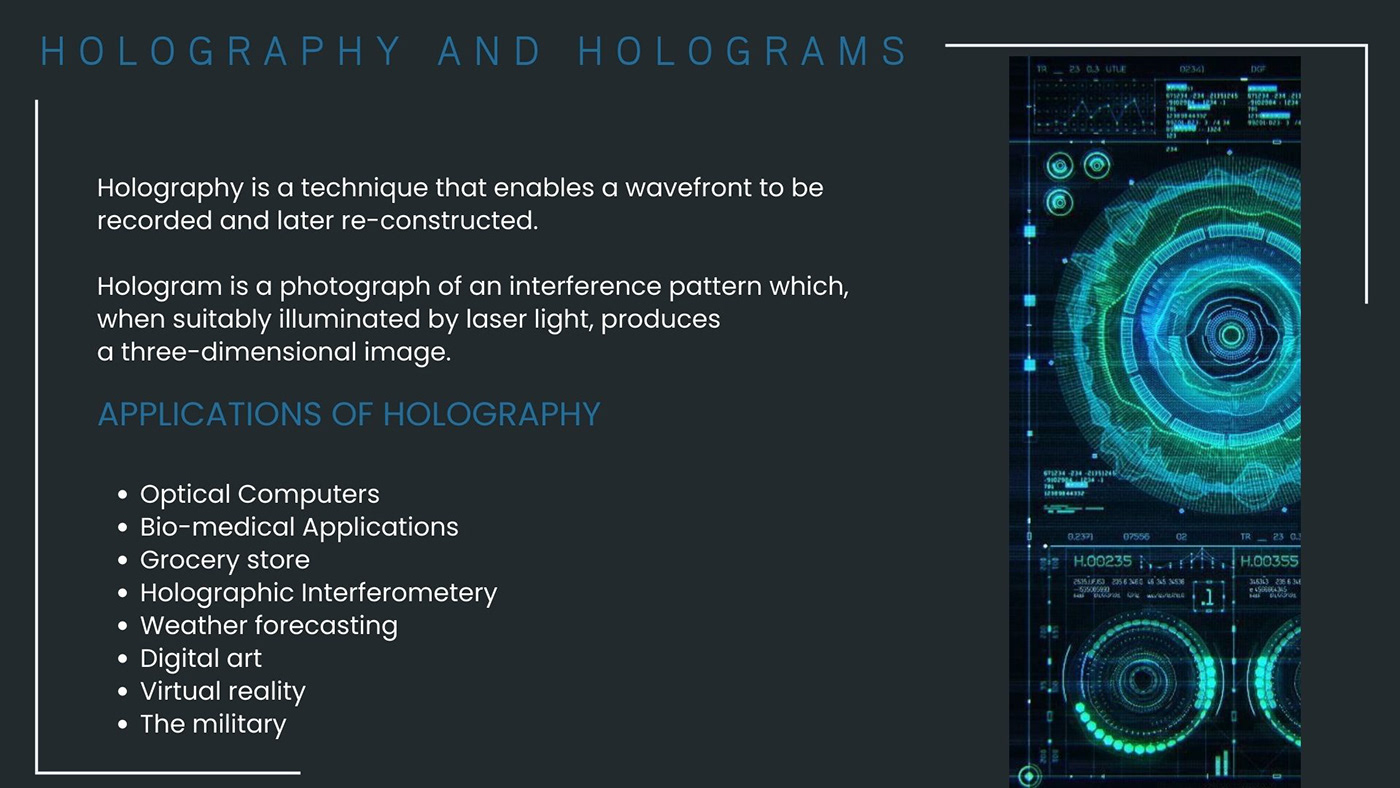 design futuristic design idea hologram holography Future Interior