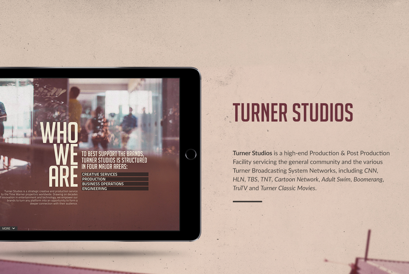 Turner Studios iPad wrecking ball DPS Digital Magazine time warner digital agencylife Webdesign videos turner broadcast Digital Publishing