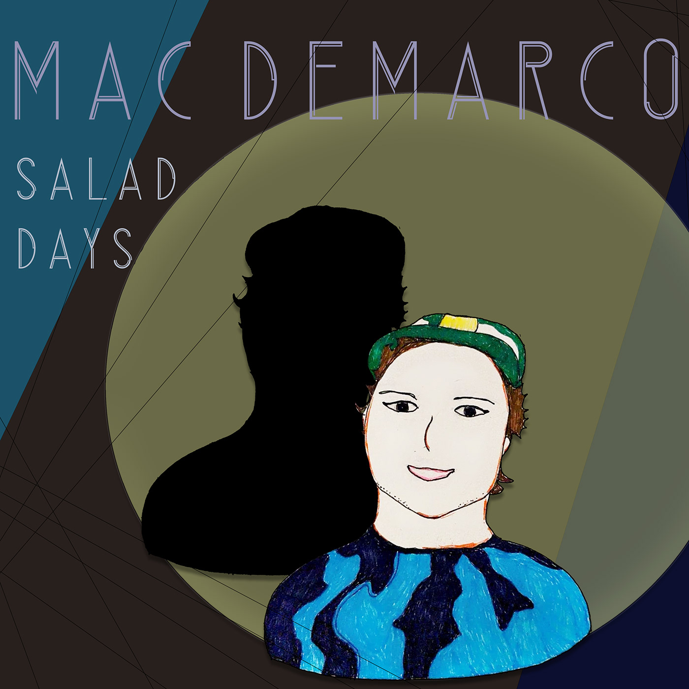 cartoon Digital Art  Drawing  sketch artist artwork Graphic Designer mac demarco salad days