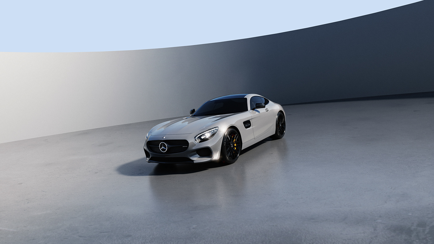 mercedes mercedes-benz AMG AMG GT Mercedes AMG GT car visualization product visualization keyshot CGI car cgi