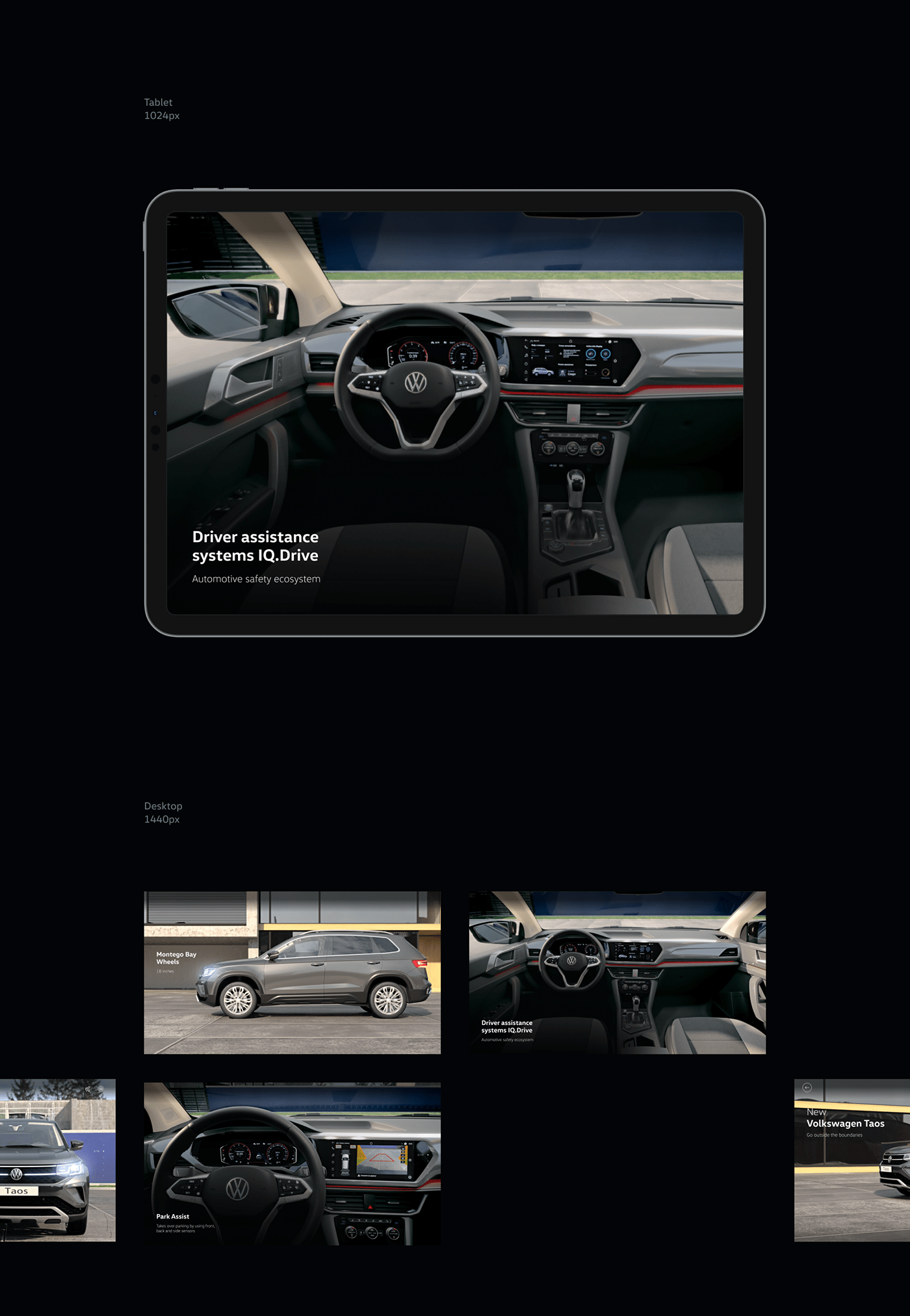 3d modeling automotive   Figma landing page Render UI user interface ux volkswagen Website
