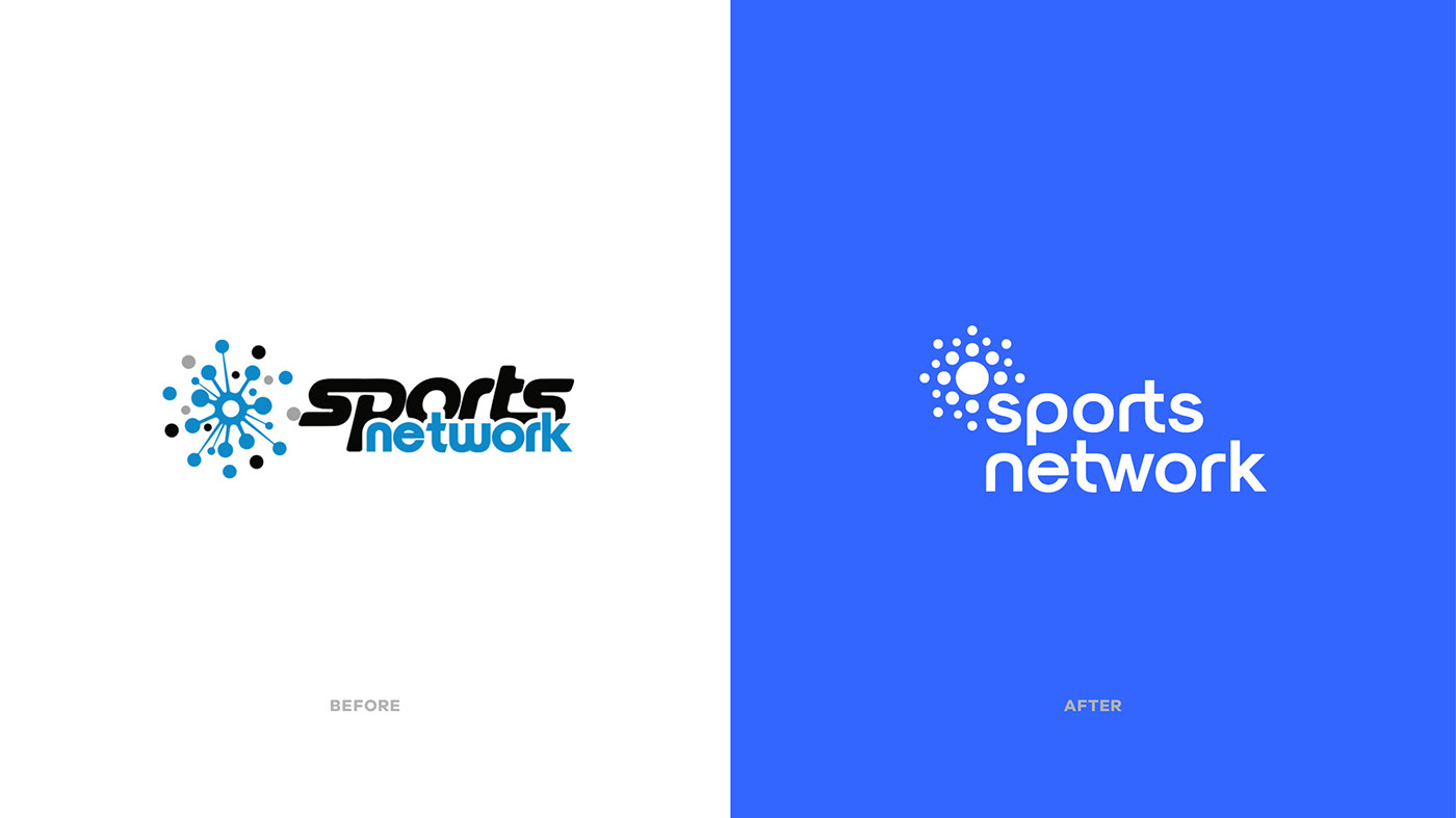 branding  sports blue network visual identity sports management Brazil Brasil
