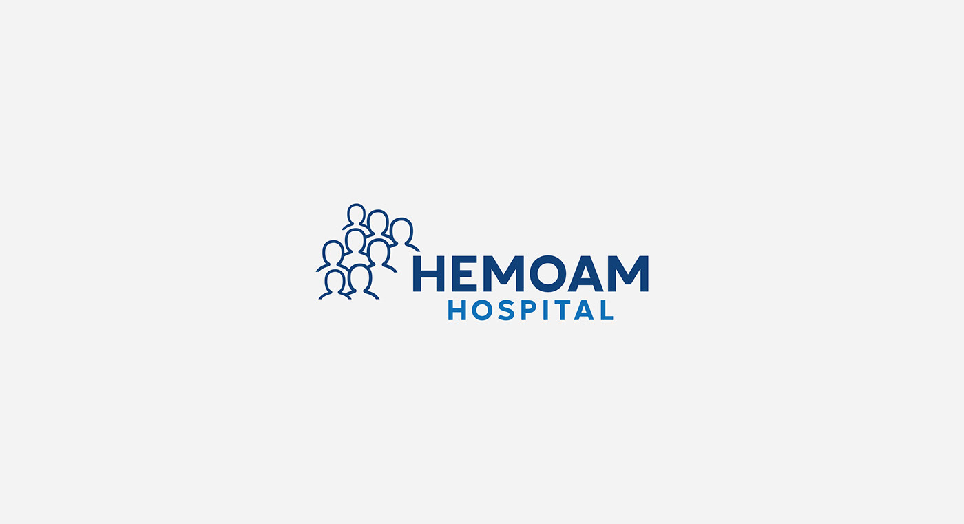 brand identity branding  doctor Health healthcare hospital logo Logo Design logohospital saúde