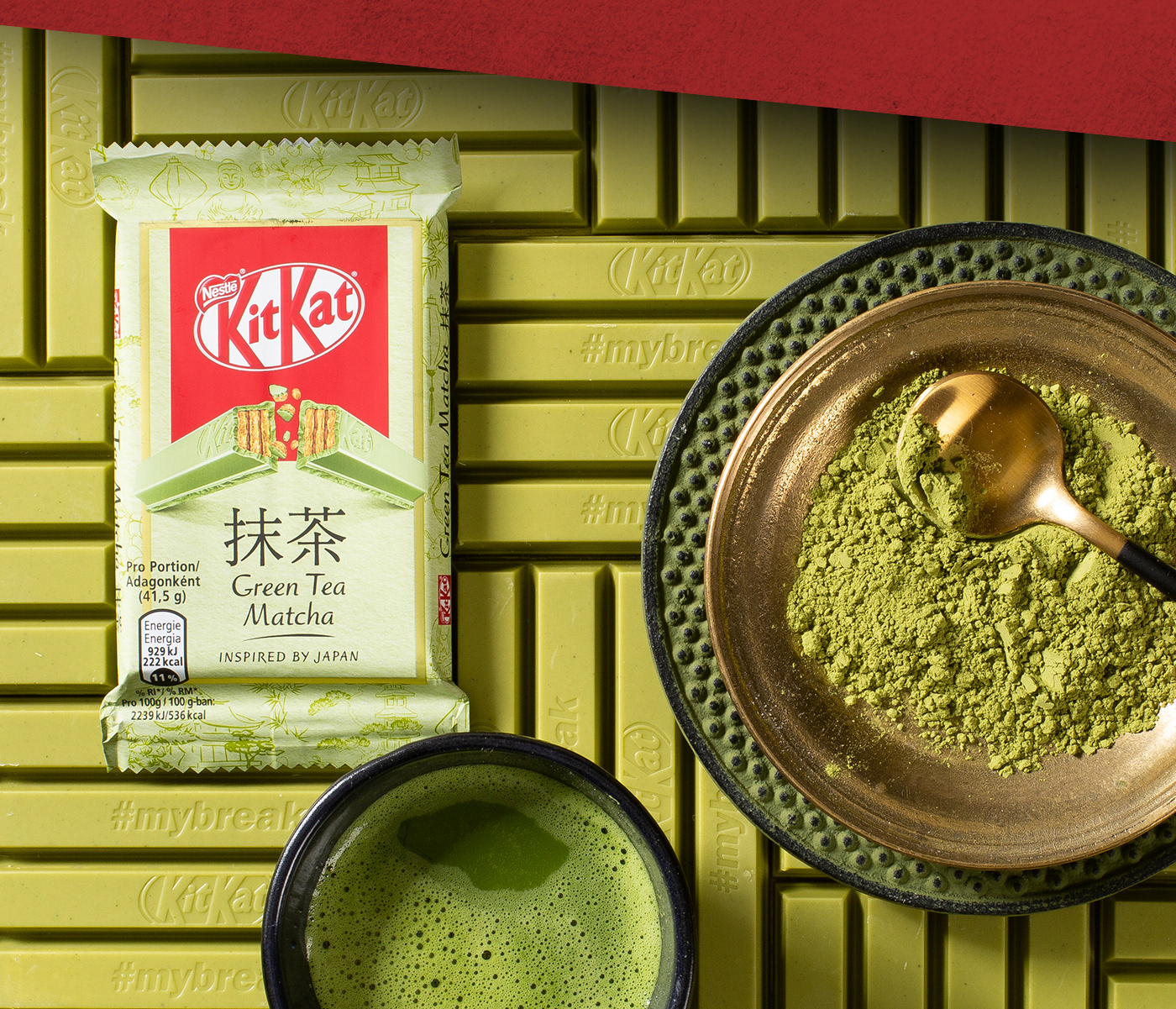 green tea japan kit kat kitkat Launch Campaign macha nestle new flavour social media