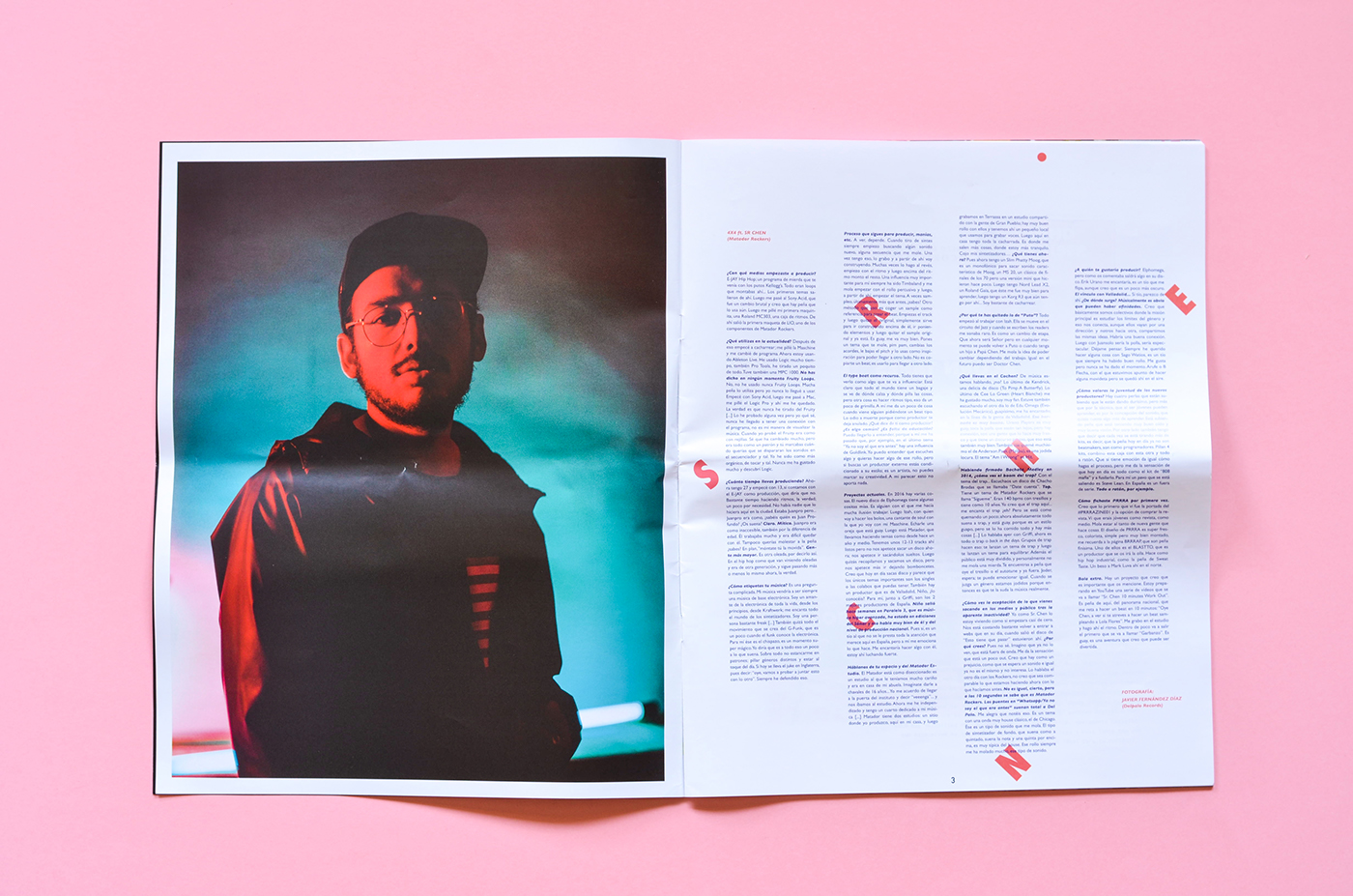 magazine fanzine editorial hip hop paper milkshake pink rap music ILLUSTRATION 