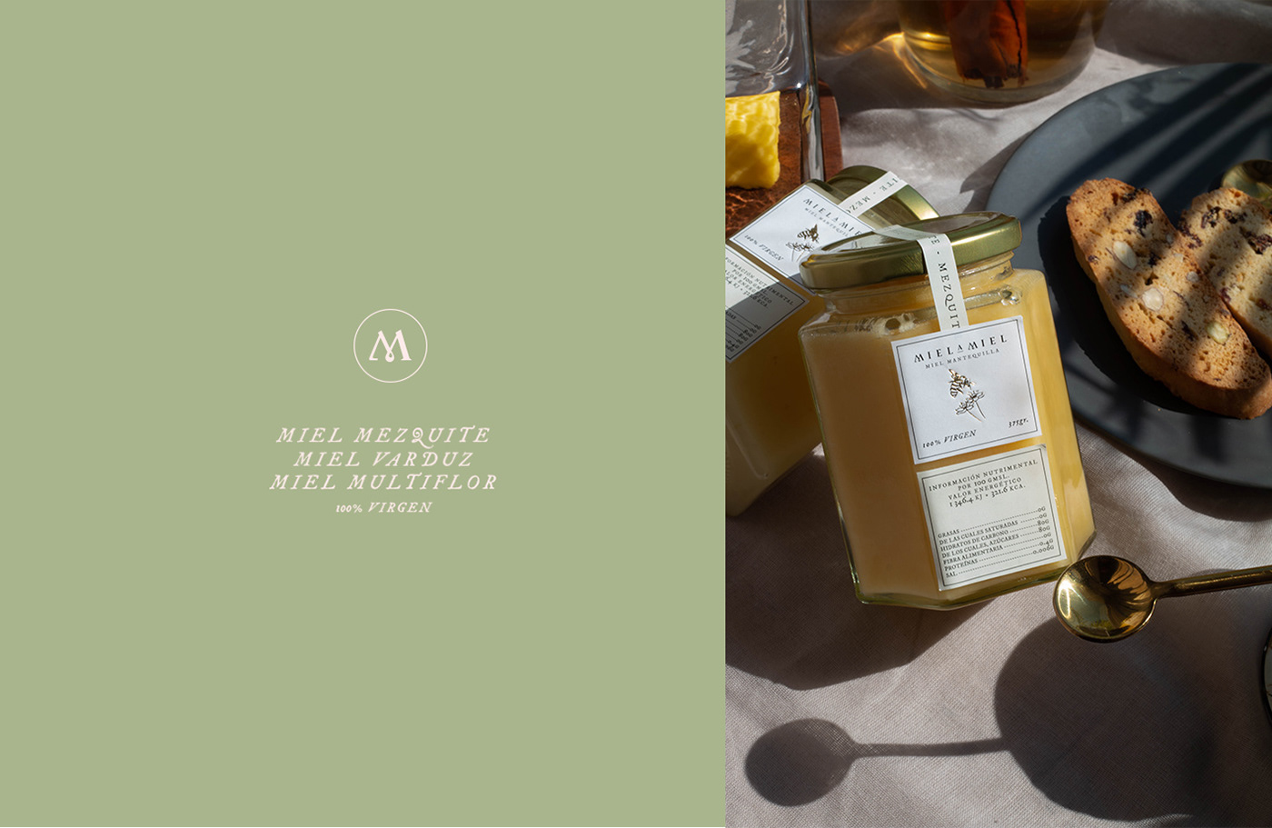 brand identity butter design honey logo Logo Design marimostudio miel Miel de Abeja Packaging
