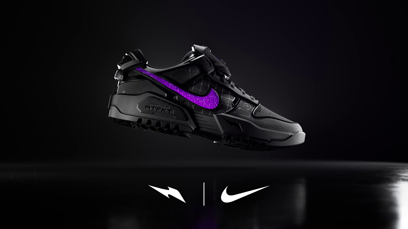 motion design cinema 4d animation  houdini after effects Nike shoes footwear