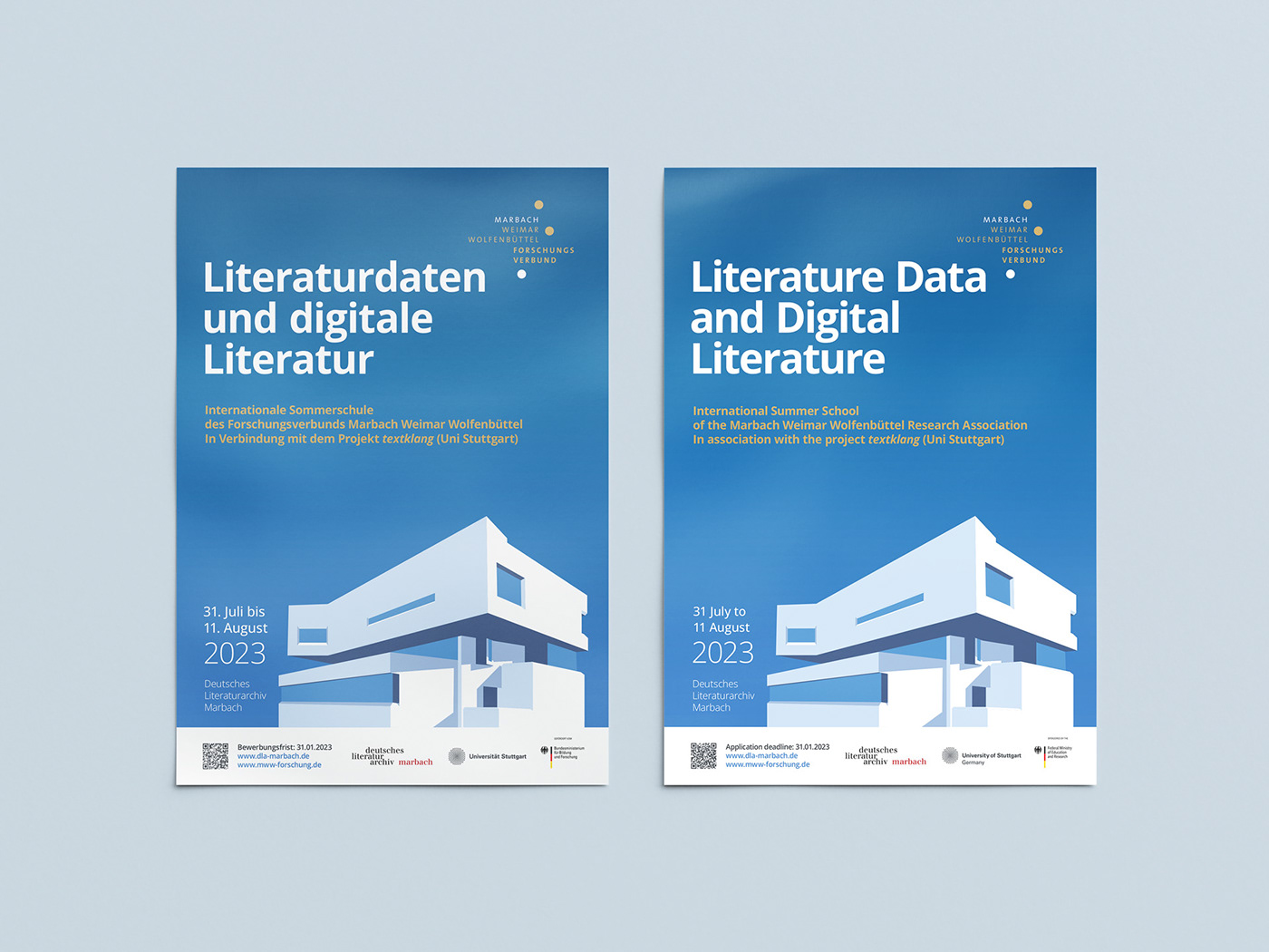 architecture Data DH digital humanities german ILLUSTRATION  literature plakat poster summer school