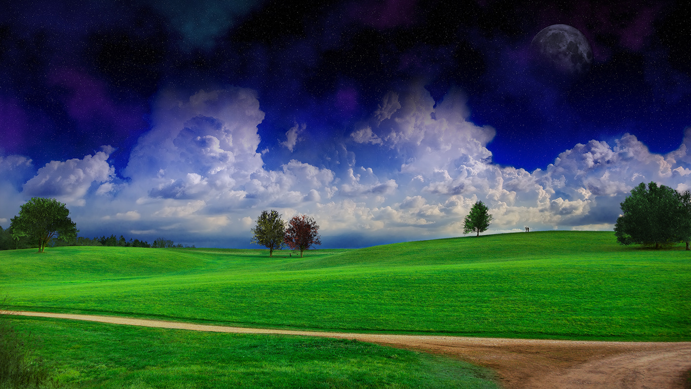 clouds Composite Digital Art  fantasy Landscape Photography 