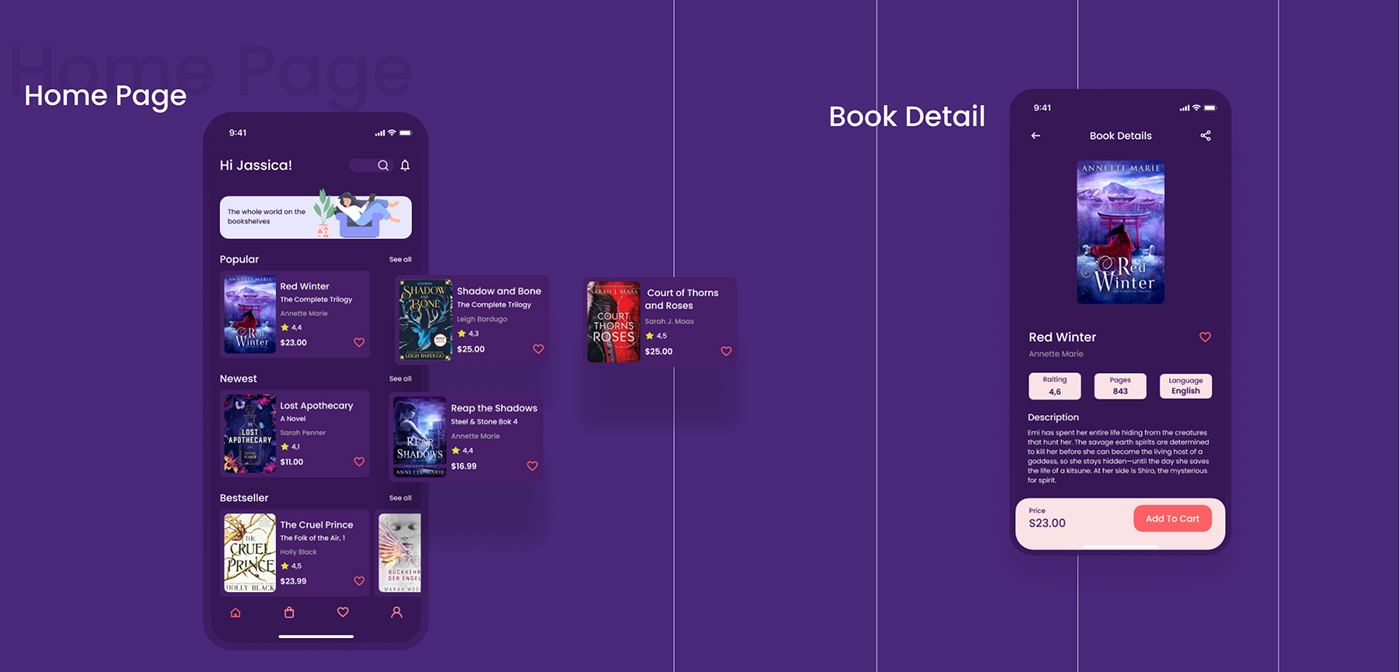aplication app design book shop book shop app book store iOS App Mobile app Mobile Application product design  ui ux