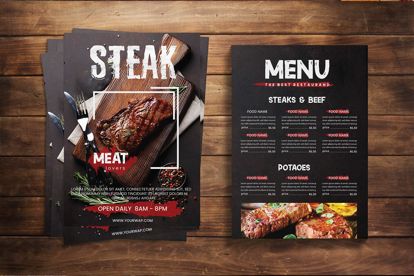 Fast food flyer Food  food flyer food menu Menu Card restaurant design restaurant menu restaurants menu card
