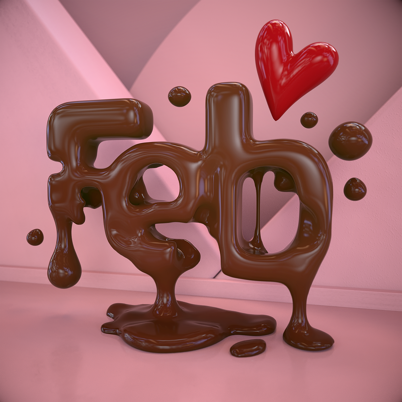 February Love chocolates Melt 3D Food  yummy valentines day Ghana africa