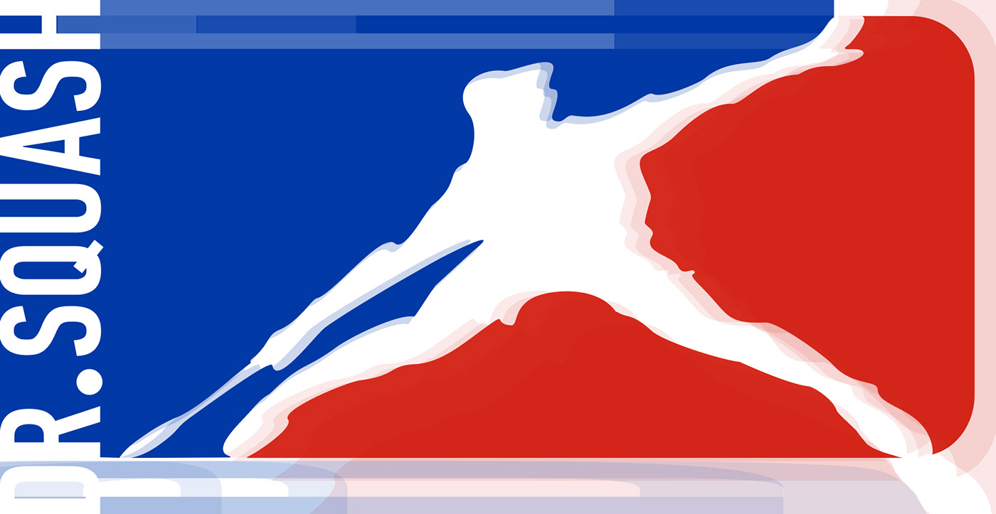 logo brand identity logomark sport squash
