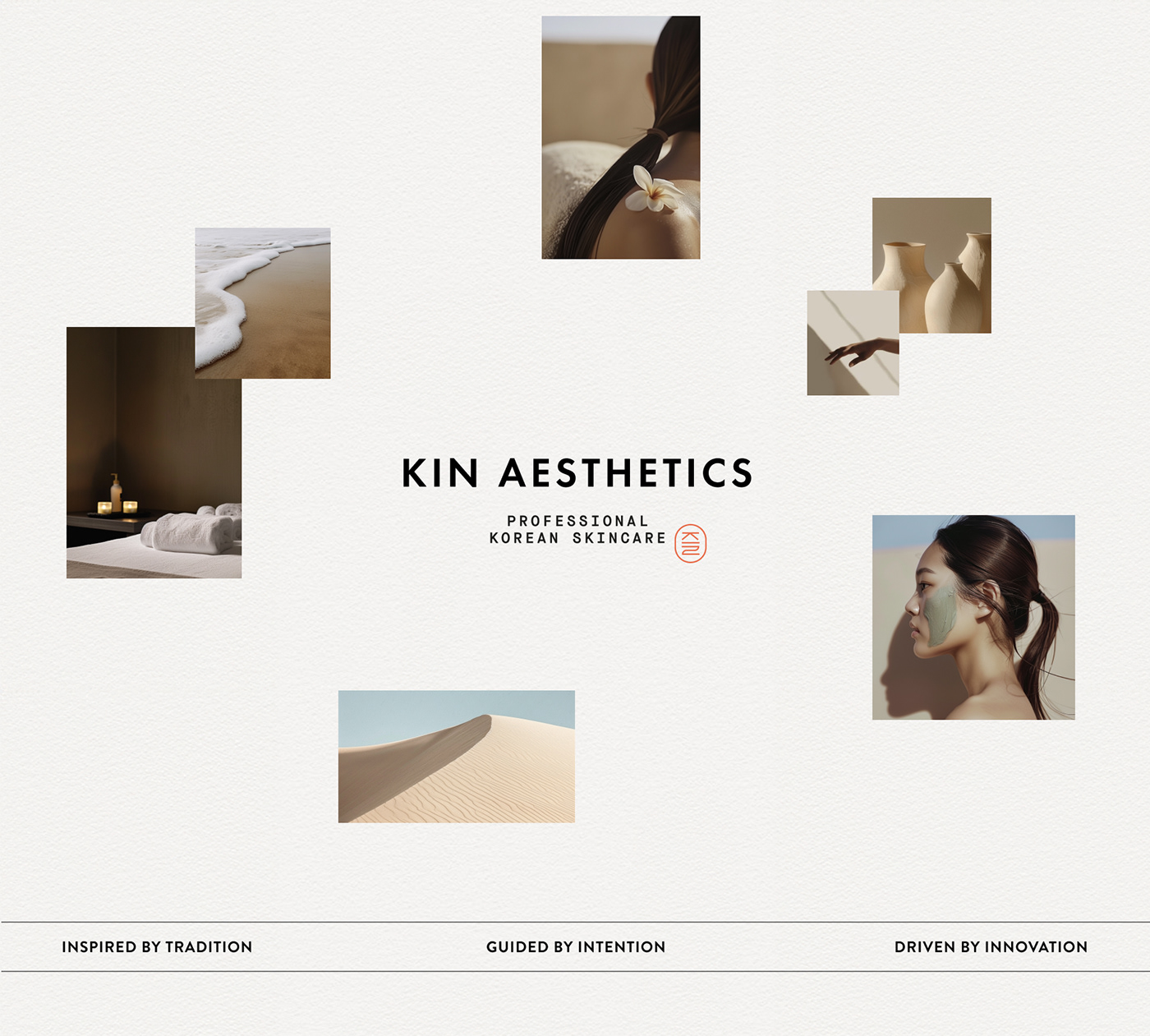 aesthetic beauty Spa Wellness brand identity branding  Logo Design korean skincare K-beauty