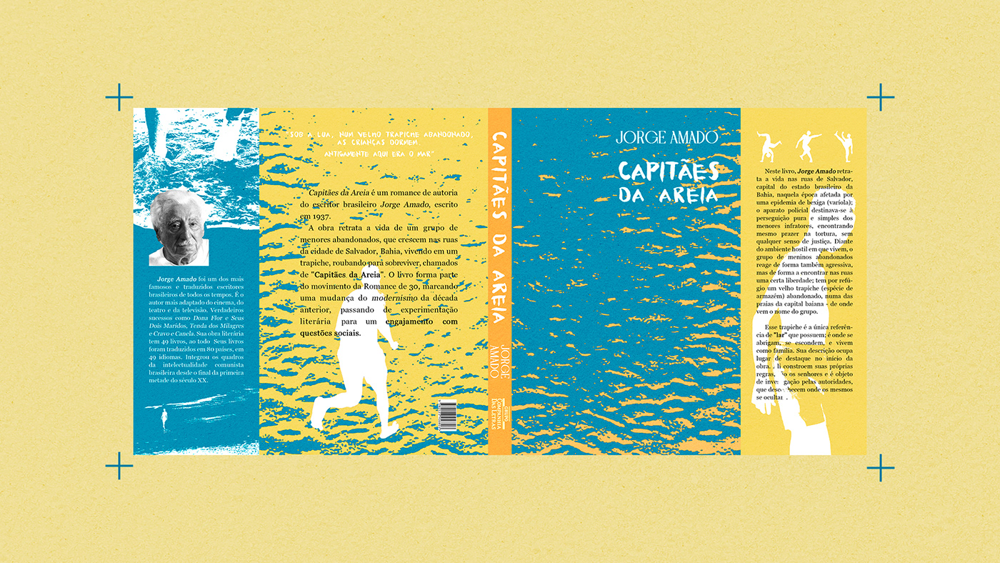 book book redesign capitães da areia captains of the sand editorial Jorge Amado Livro redesign salvador