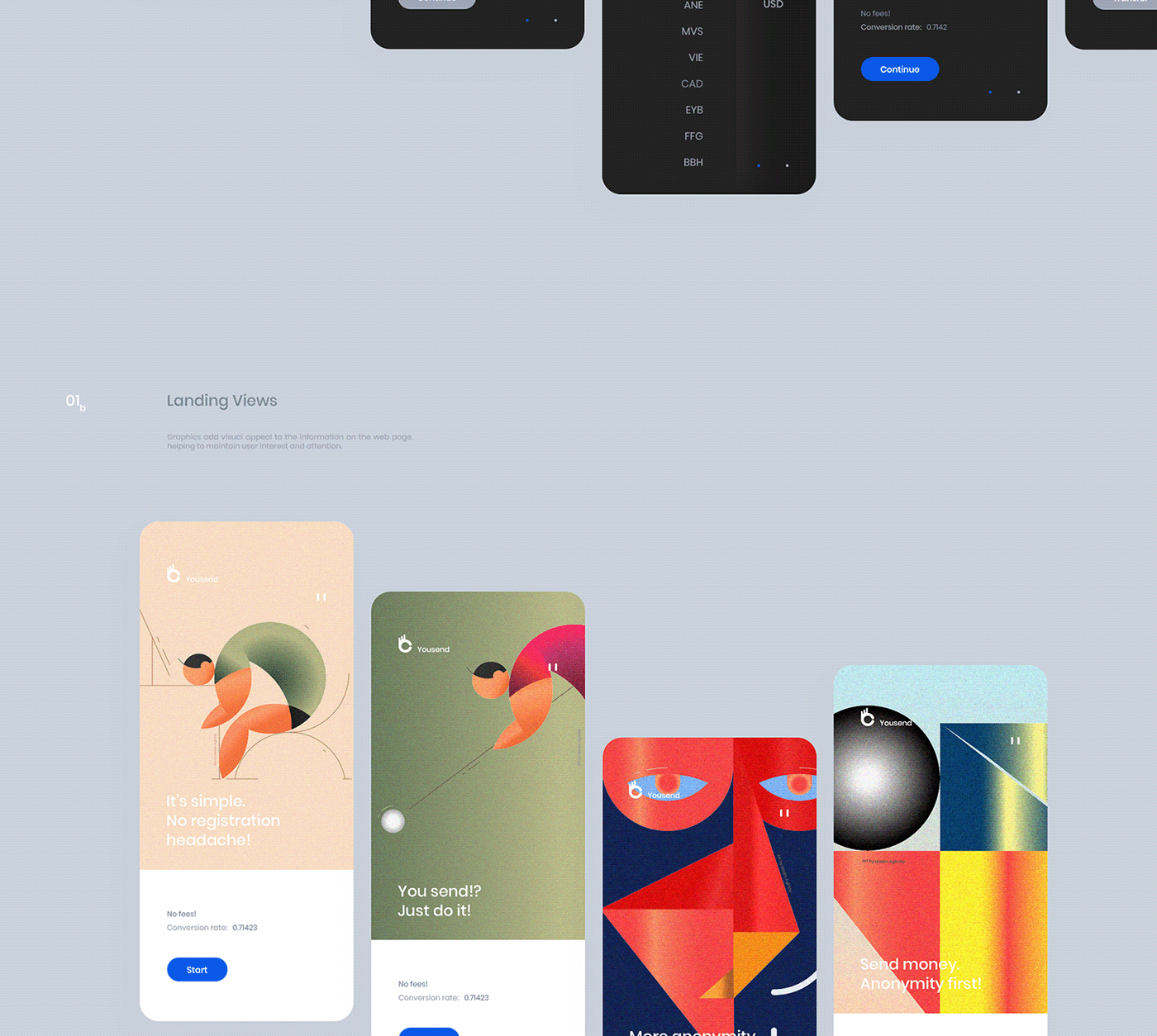 ux UI branding  Mobile app Website illustrations concept