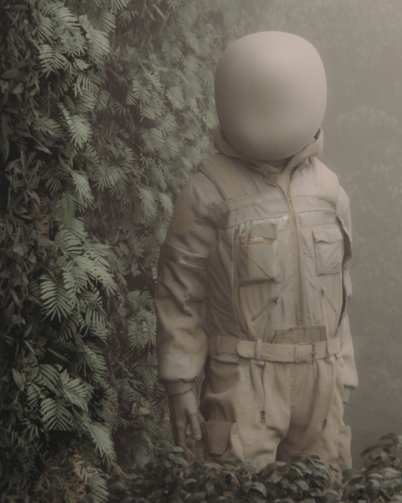 dark mood lighting surreal fog dream 3D Render Digital Art  art