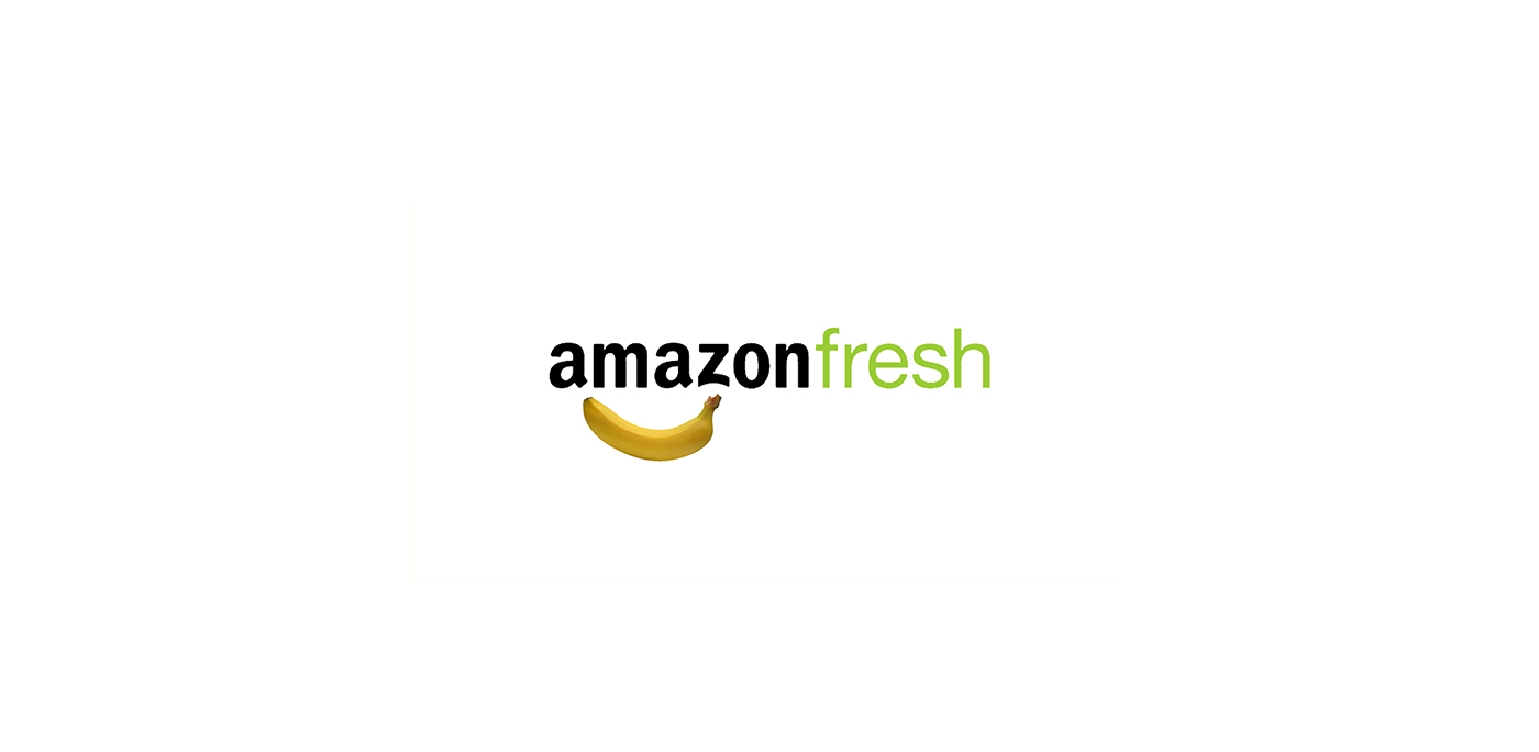Amazon amazon fresh Food  delivery social media print social copywriting  branding 