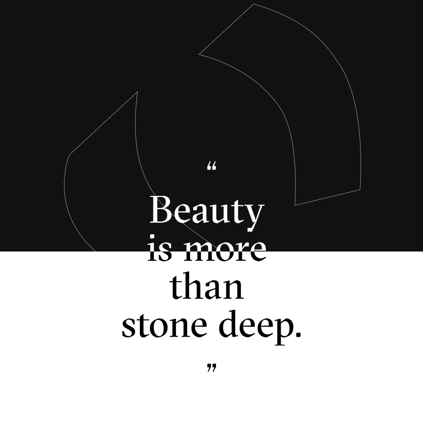 infini stones Granite typography   interactive Montreal texture Marble