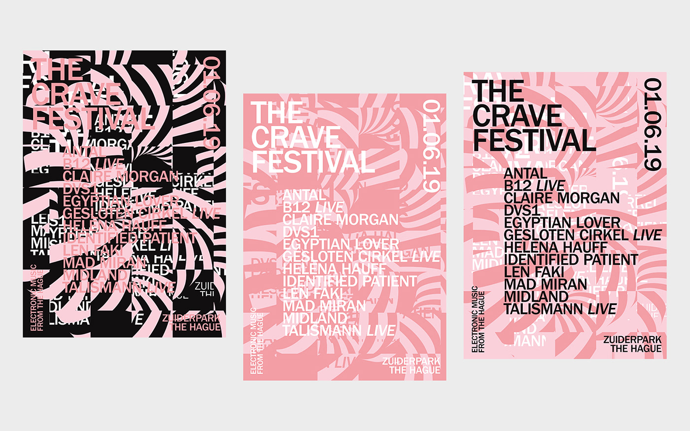 poster collection #1 typography graphic design branding travis scott woohah dekmantel