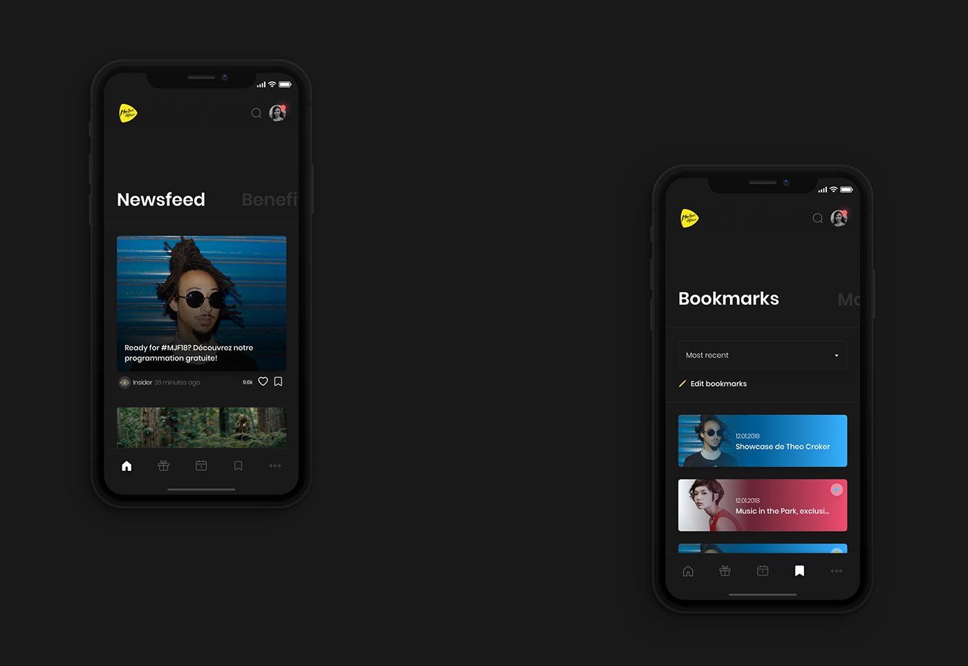 app montreux festival interactions Switzerland music animations motion premium details