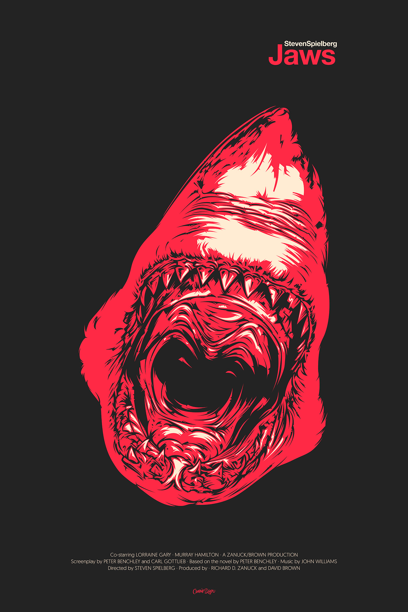 psycho norman bates shark Mouth Terror horror poster Film   movie jaws