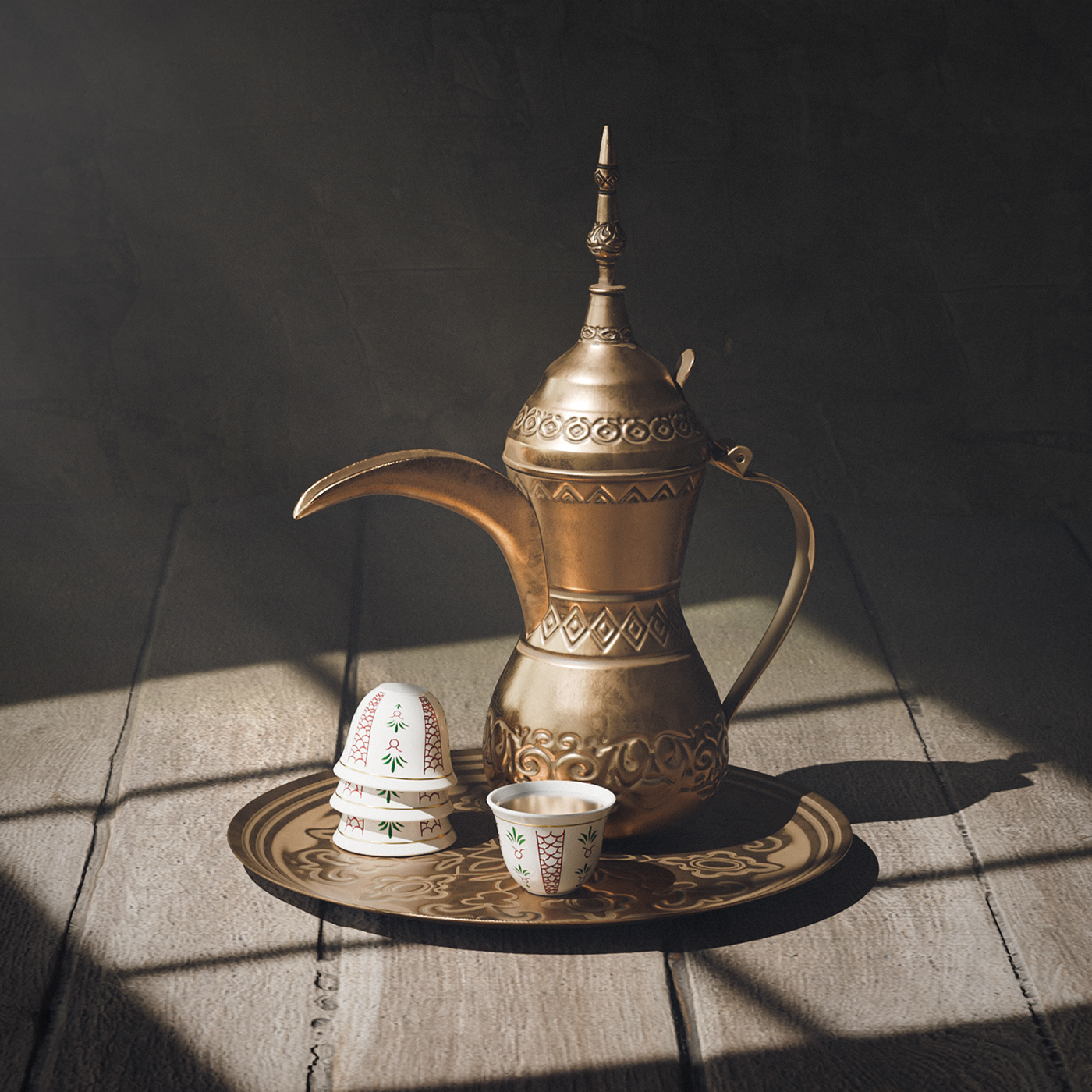 arabian Eid ramadan islamic 3D CGI visualization architecture realistic Digital Art 