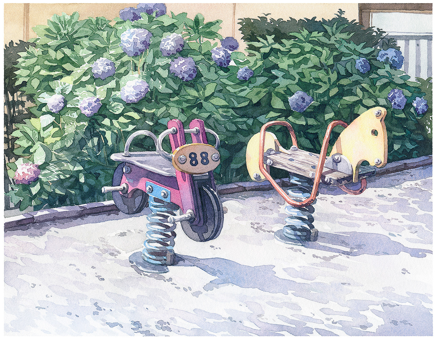 car gansai garden japan kuretake painting   tambi tools watercolors