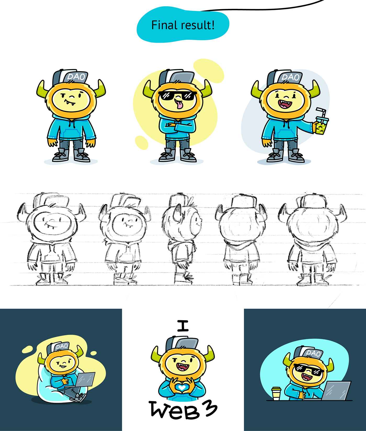concept art nftart Sticker Design Emoji Design Character mascot design characters illustrations