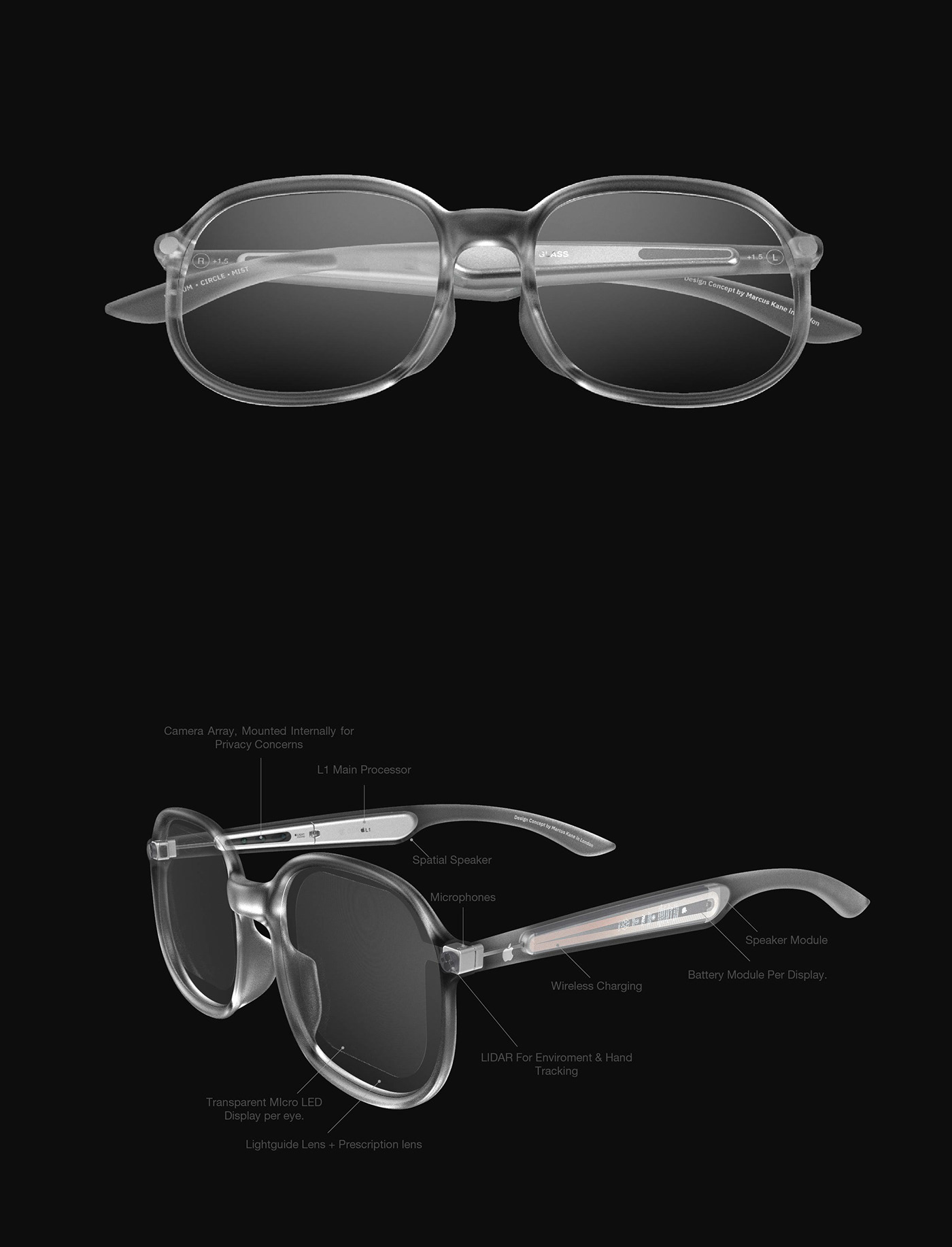 3D apple AR glasses innovation lifestyle people Technology vr glass