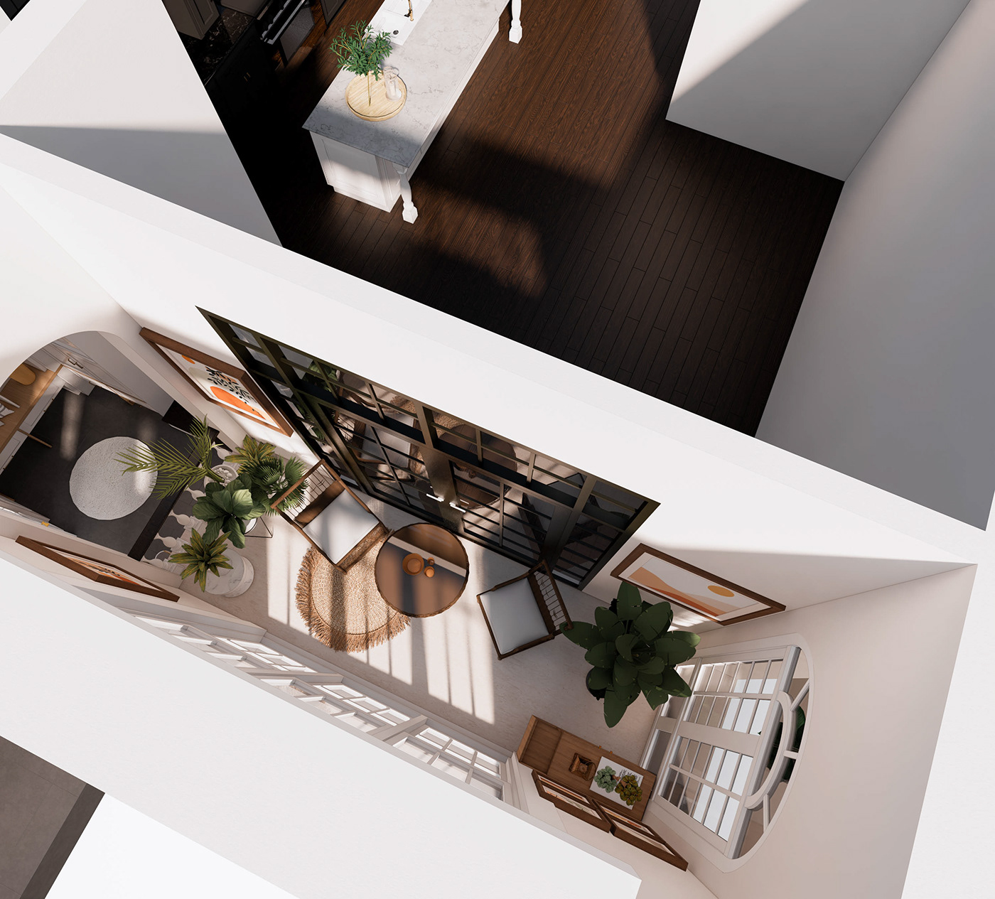 3D 3ds max architecture archviz exterior interior design  modern Render visualization vray