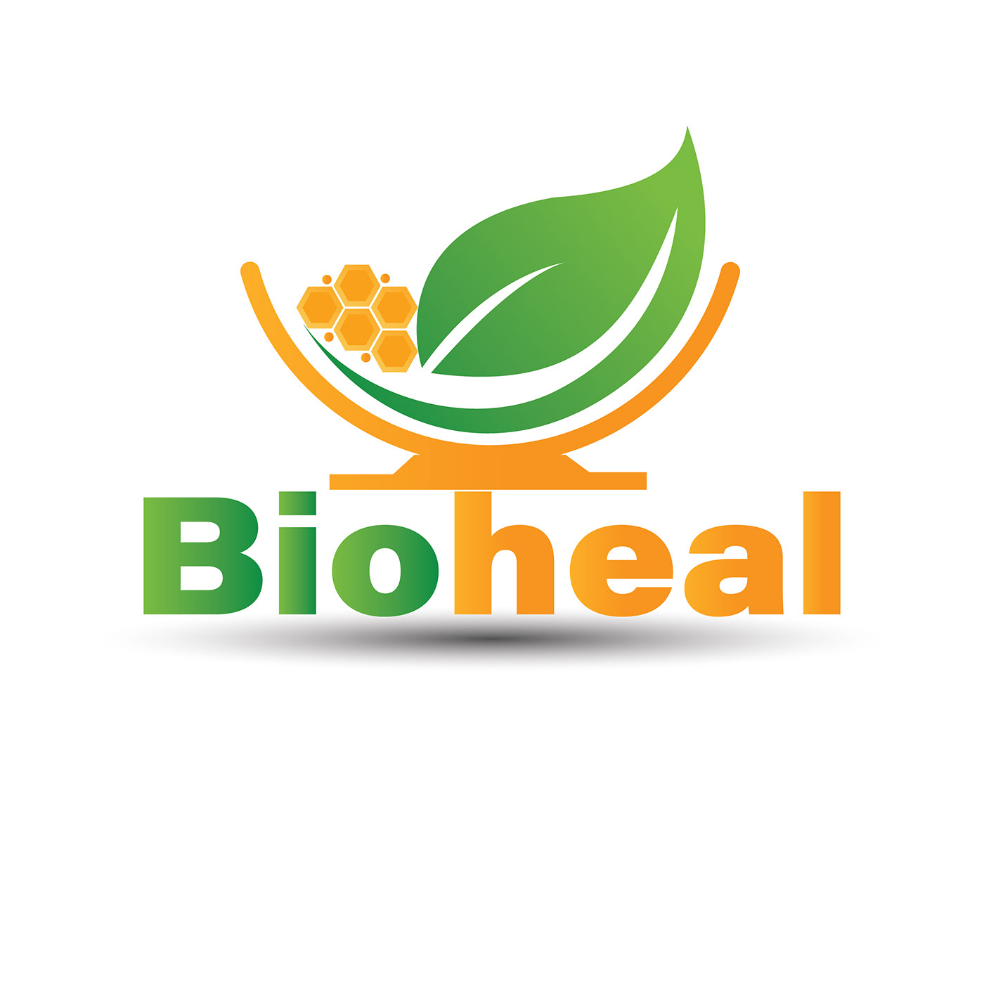 Tree  honey leaf Nature bio heal plate Food  Advertising  visual identity